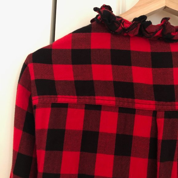 GAP Buffalo Plaid Flannel Top - Picture 7 of 14